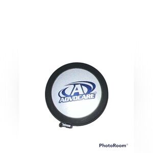 Advocare Retractable Soft Tape Measure 60 Inch Silver Black Fitness Body Sewing